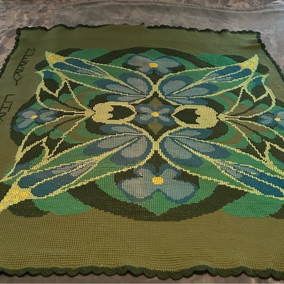 Vintage handmade Christmas Throw